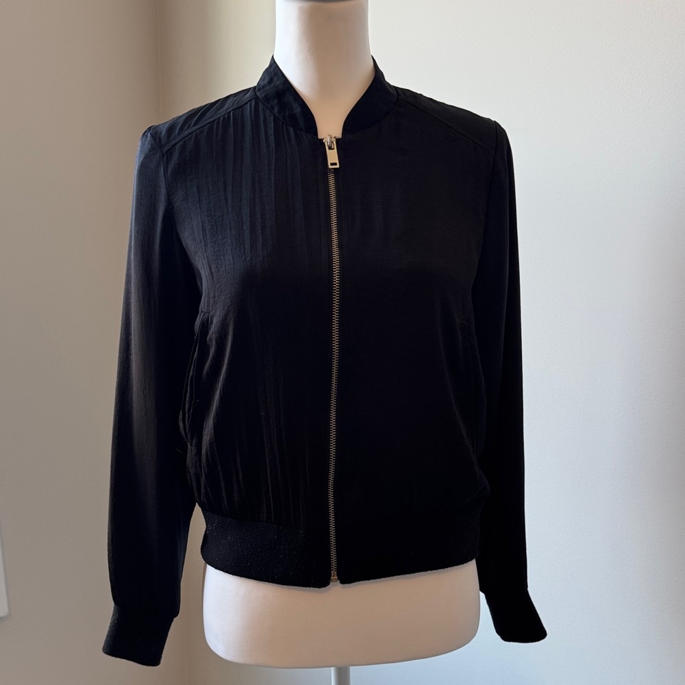 New Look Classic Black Bomber Jacket